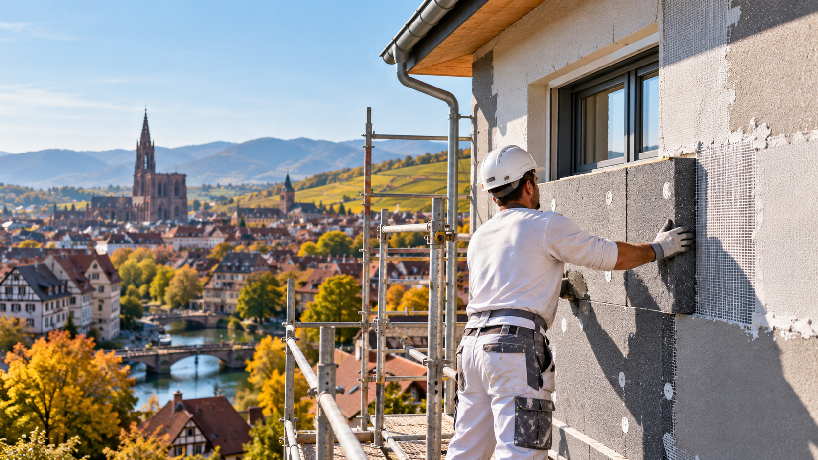 Prix d&rsquo;une isolation ext&eacute;rieure en Alsace en 2026 : tarifs au m&sup2; dans le Bas-Rhin et le Haut-Rhin Lingolsheim